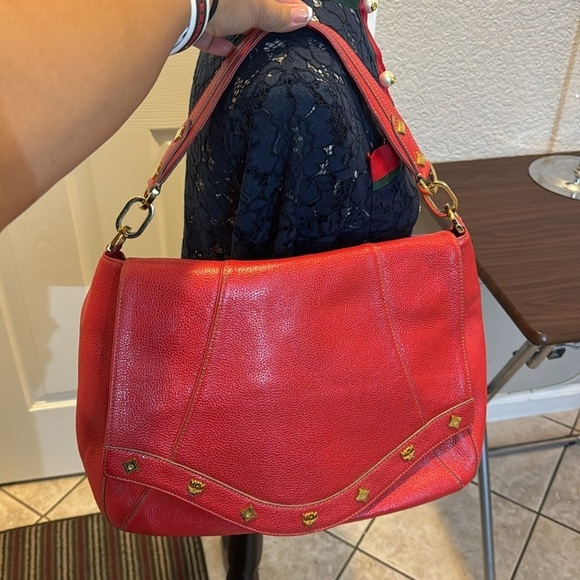 MCM Two Bag with Gold Hardware MCM Studs - Picture 12 of 14